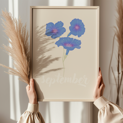 FLEURS DE NAISSANCES - SEPTEMBRE