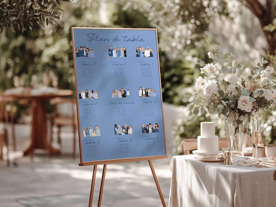 Les plans de tables — exemple 4