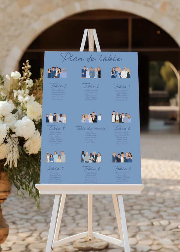 Les plans de tables
