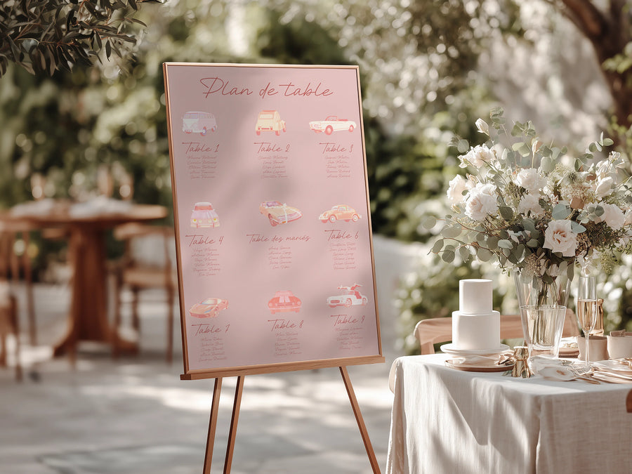 Les plans de tables — exemple 1