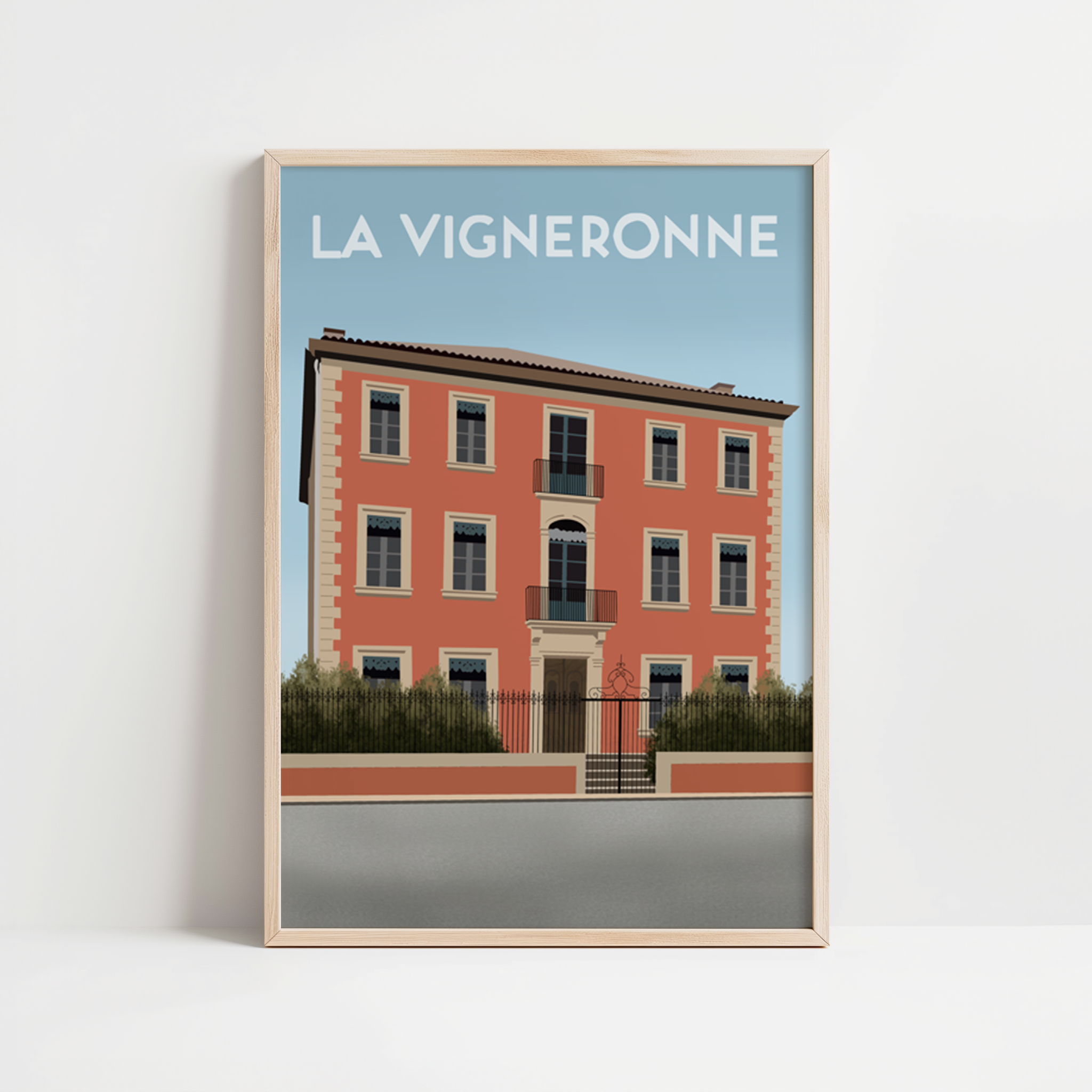 AFFICHE PERSONNALISEE MAISON
