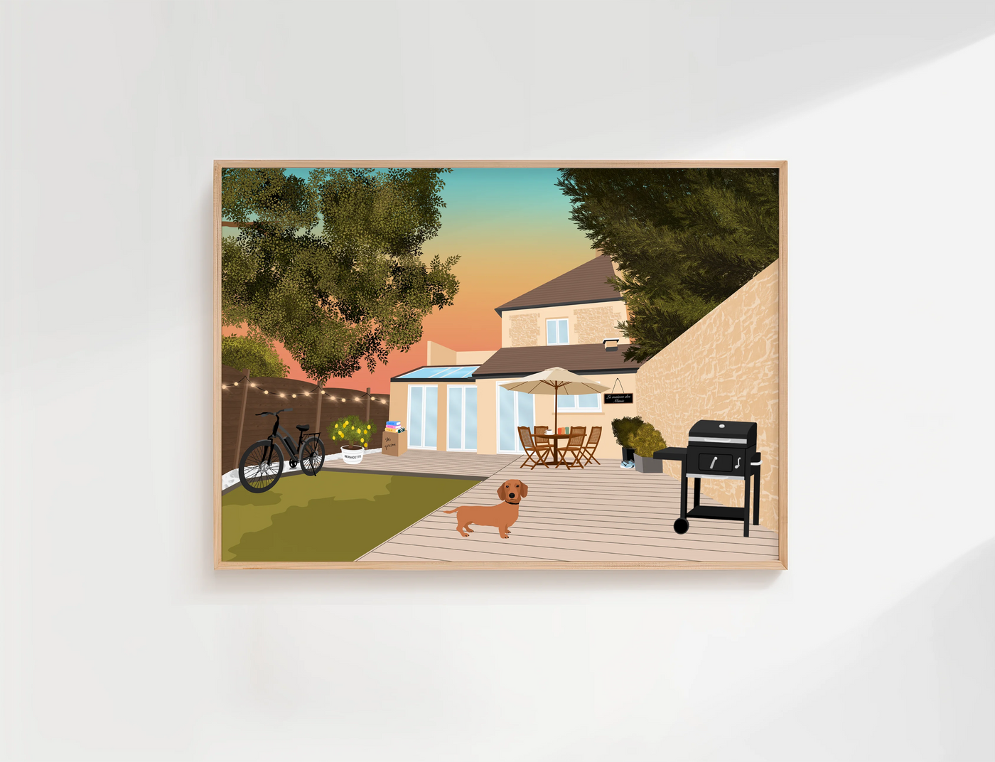 AFFICHE PERSONNALISEE MAISON