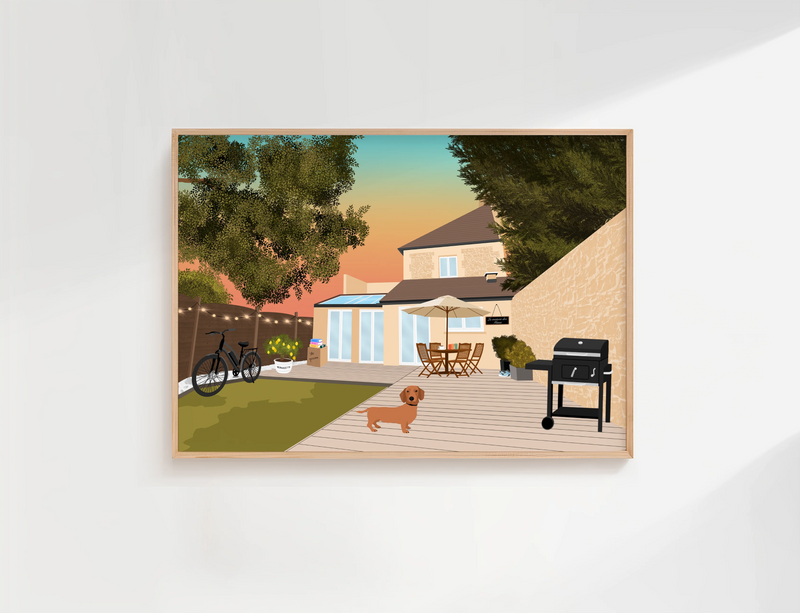AFFICHE PERSONNALISEE MAISON