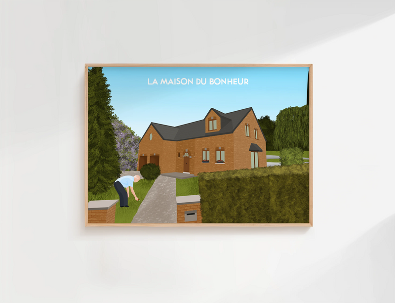 AFFICHE PERSONNALISEE MAISON