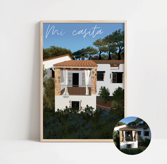 AFFICHE PERSONNALISEE MAISON