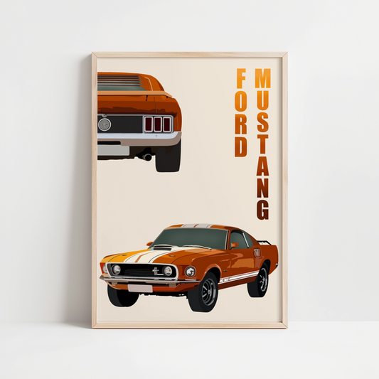 AFFICHE PERSONNALISEE VOITURE
