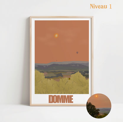 AFFICHE PERSONNALISEE PAYSAGE