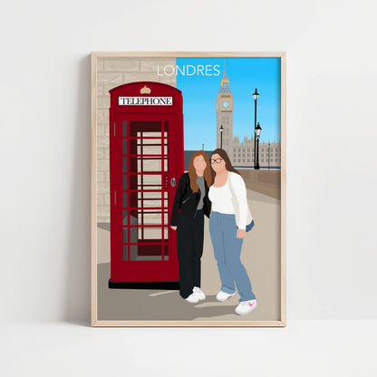 AFFICHE PERSONNALISEE - SILHOUETTE