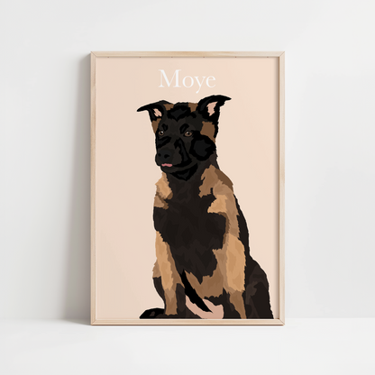 AFFICHE PERSONNALISEE ANIMAUX