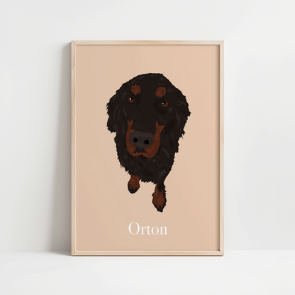 AFFICHE PERSONNALISEE ANIMAUX