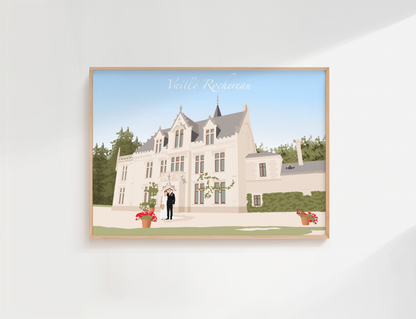 AFFICHE PERSONNALISEE - SILHOUETTE (sans visage)