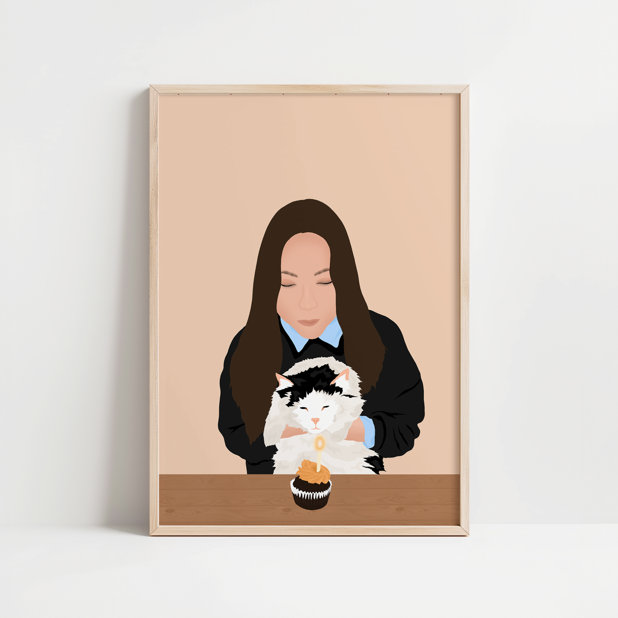 AFFICHE PERSONNALISEE - PORTRAIT (avec visage)
