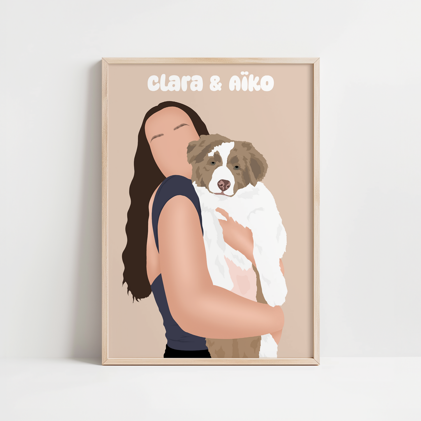 AFFICHE PERSONNALISEE - SILHOUETTE (sans visage)