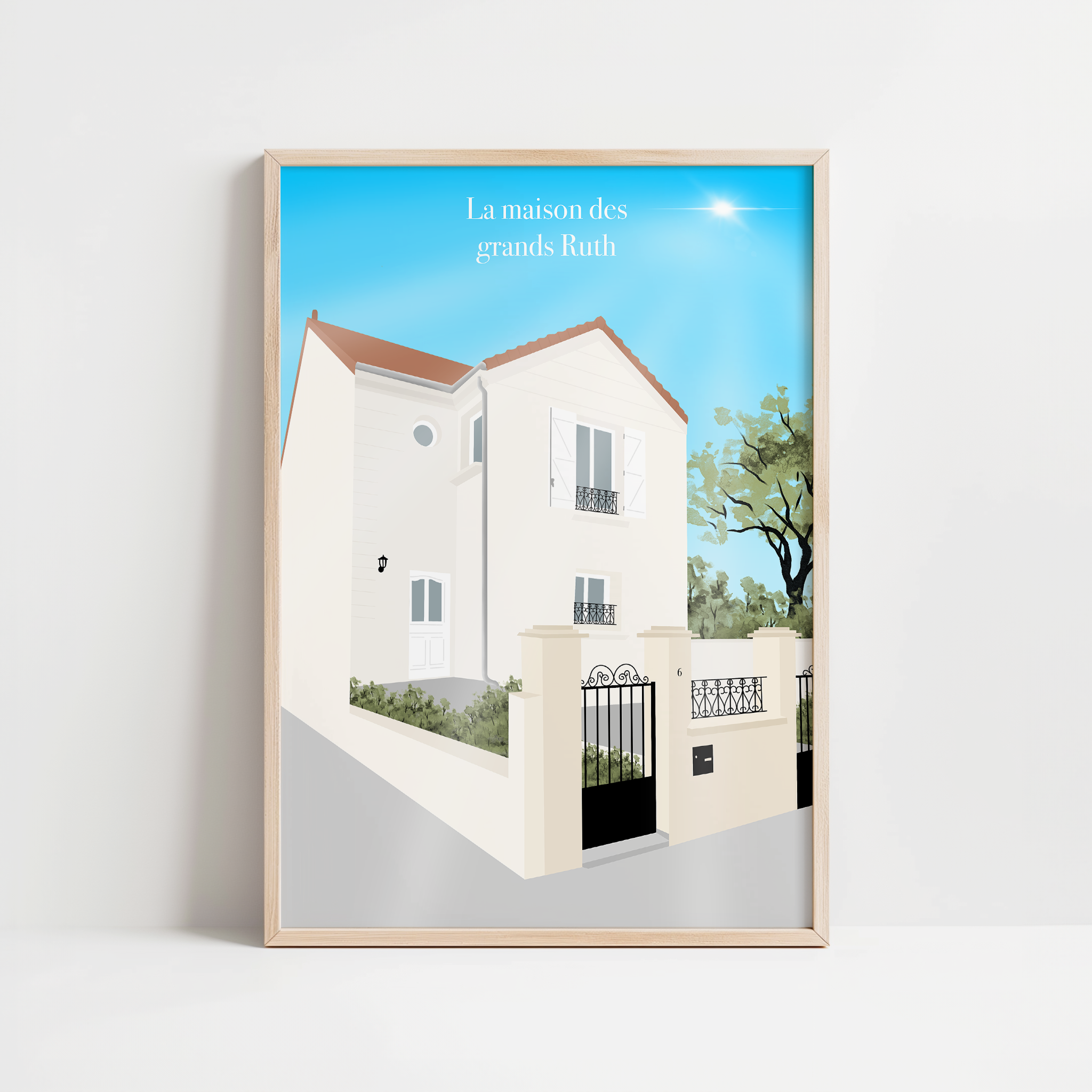 AFFICHE PERSONNALISEE MAISON