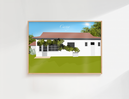 AFFICHE PERSONNALISEE MAISON