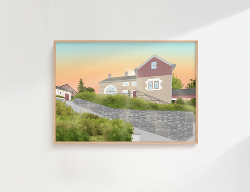 AFFICHE PERSONNALISEE MAISON