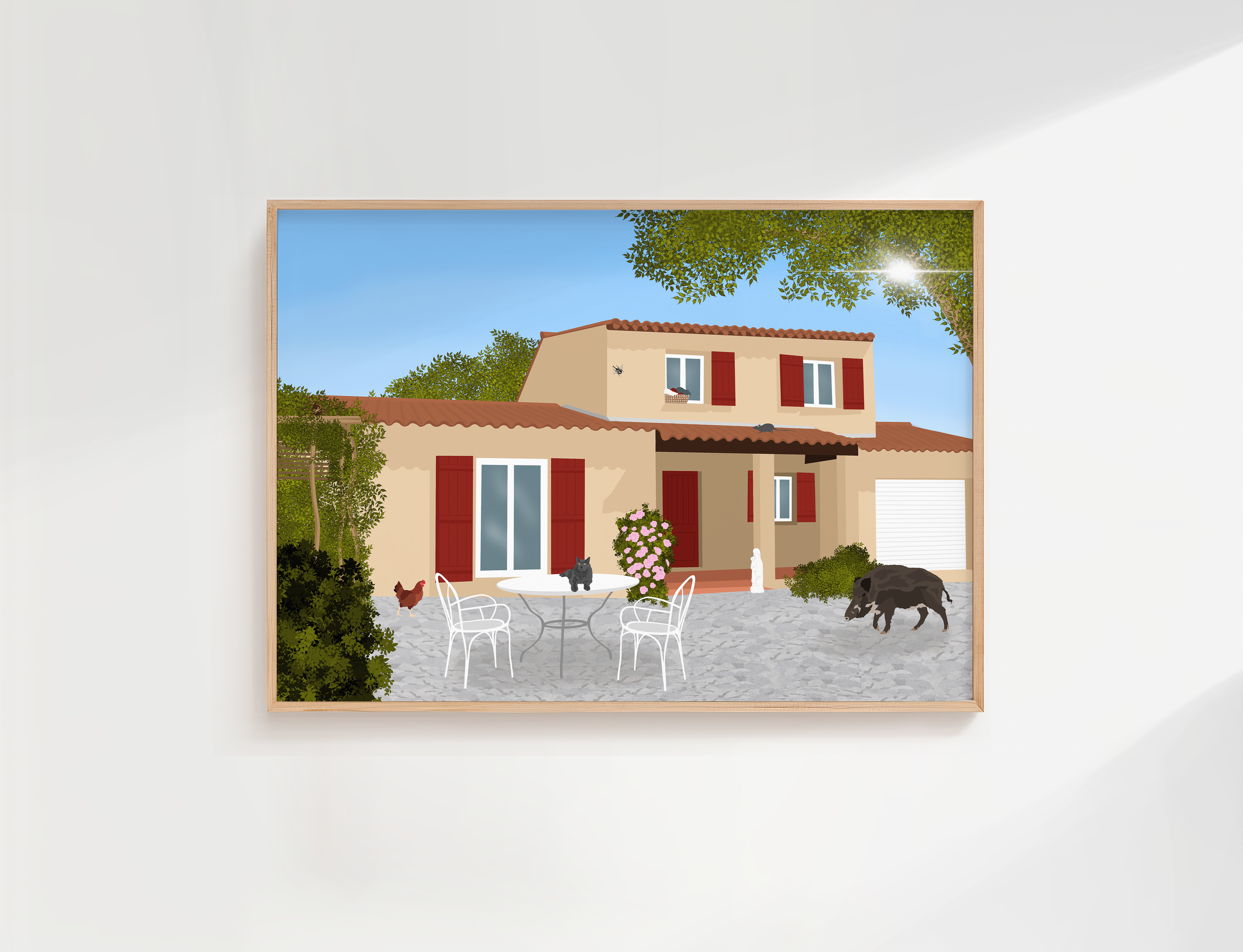 AFFICHE PERSONNALISEE MAISON