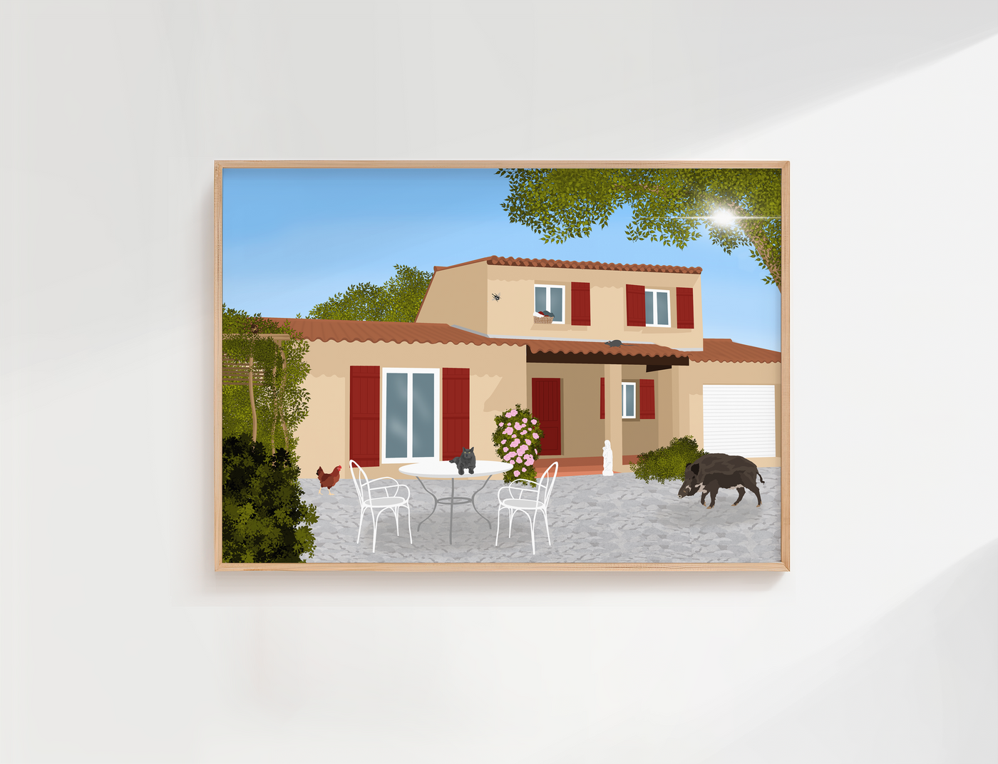 AFFICHE PERSONNALISEE MAISON