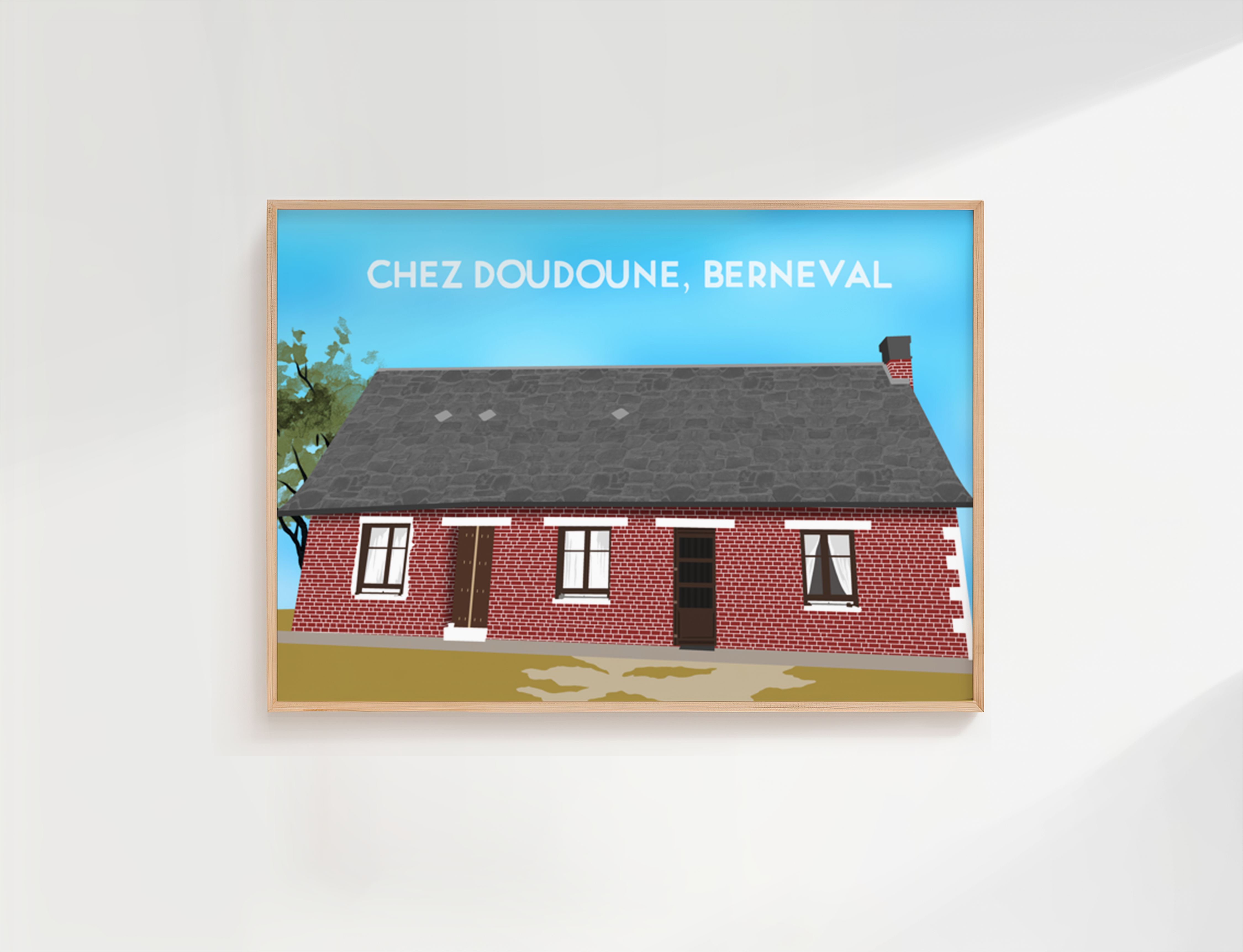 AFFICHE PERSONNALISEE MAISON