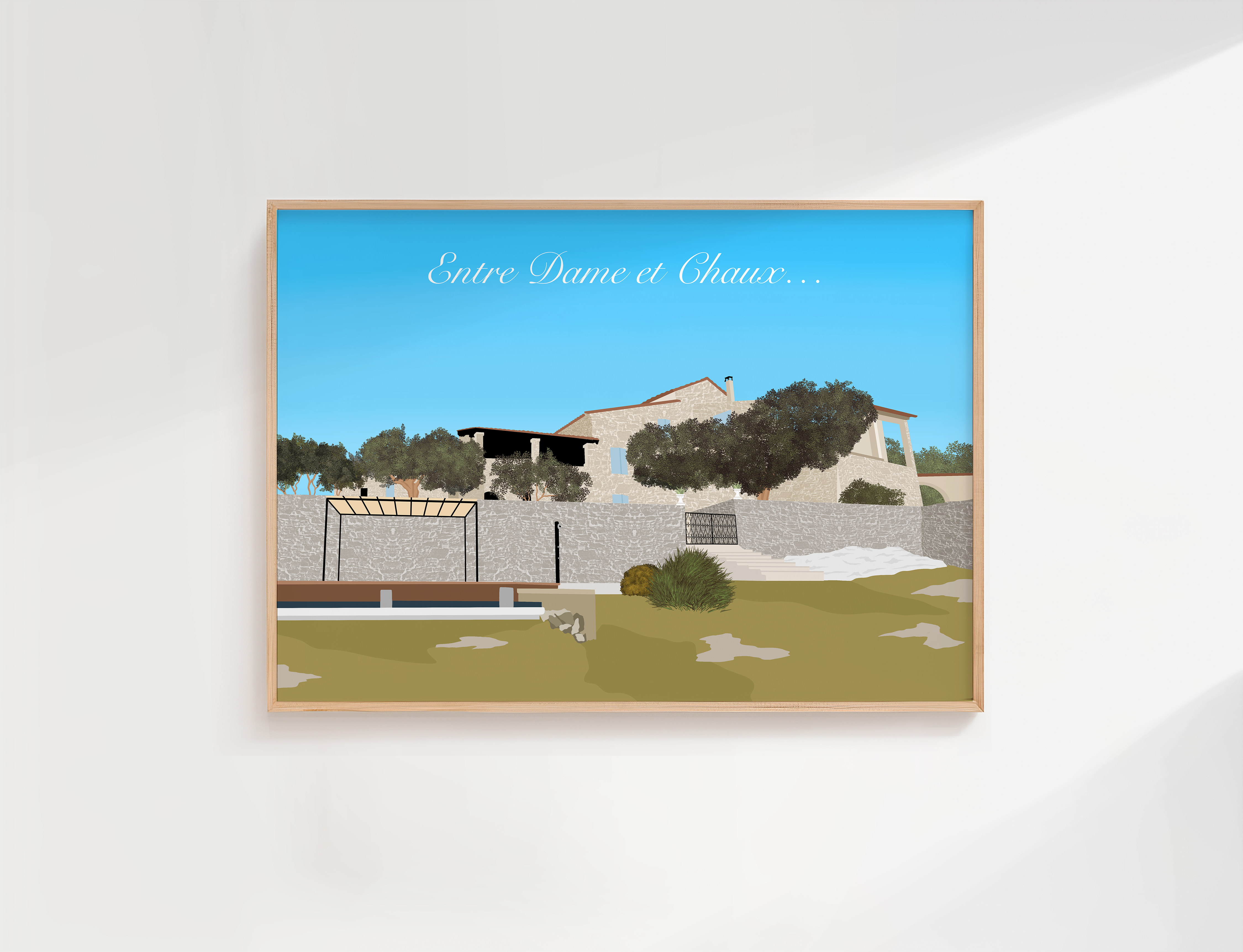AFFICHE PERSONNALISEE MAISON