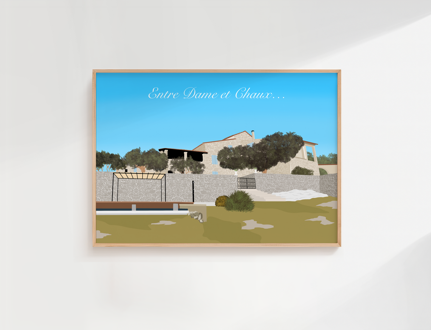 AFFICHE PERSONNALISEE MAISON