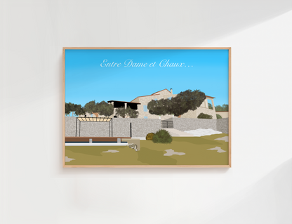AFFICHE PERSONNALISEE MAISON