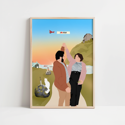 AFFICHE PERSONNALISEE - MILLE SOUVENIRS