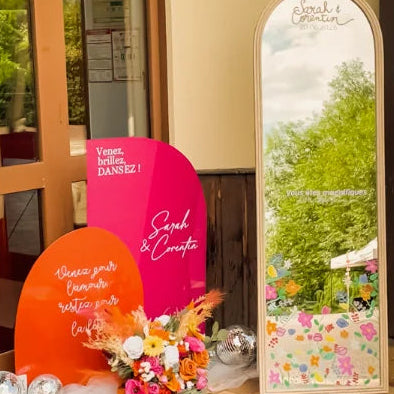 Mariage - Thème rose & orange — exemple 14