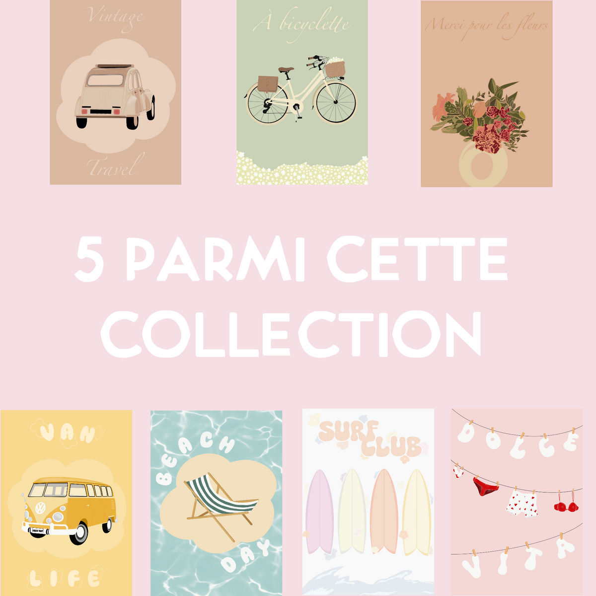 CALENDRIER 12 CASES - LE MARCHE DES SOUVENIRS & ROAD TRIP