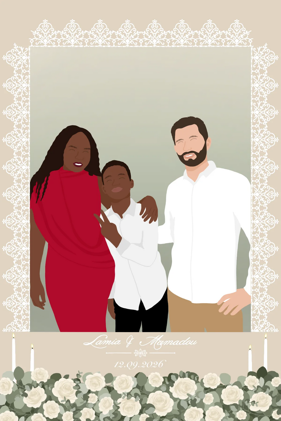 MARIAGE - THEME ELEGANT — exemple 10